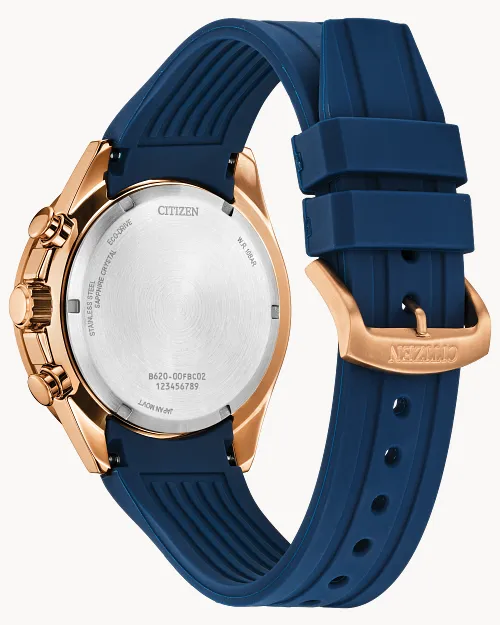 Endeavor Chrono Blue Dial Polyurethane Strap CA4733-00L | CITIZEN Endeavor Chrono Blue Dial Polyurethane Strap CA4733-00L | CITIZEN